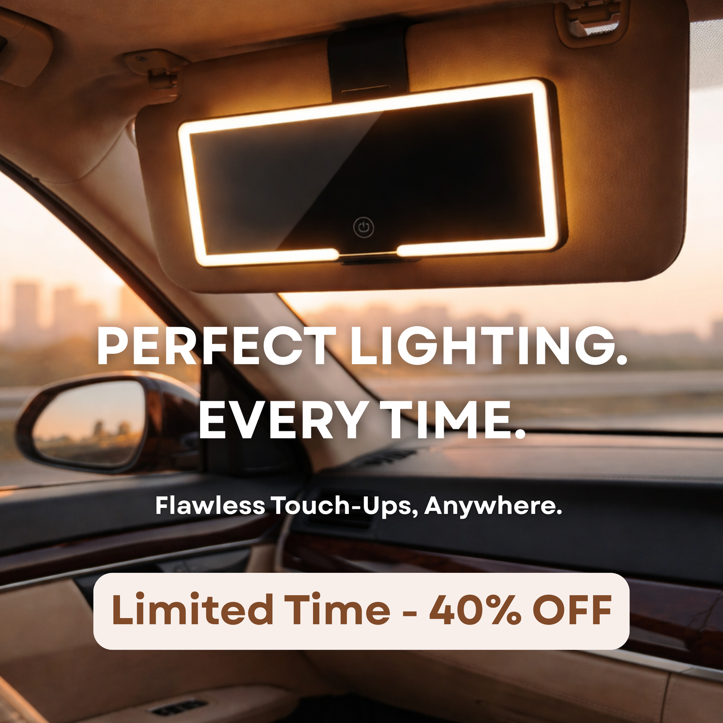 Glow Ready Co™ - Glow Visor Mirror™